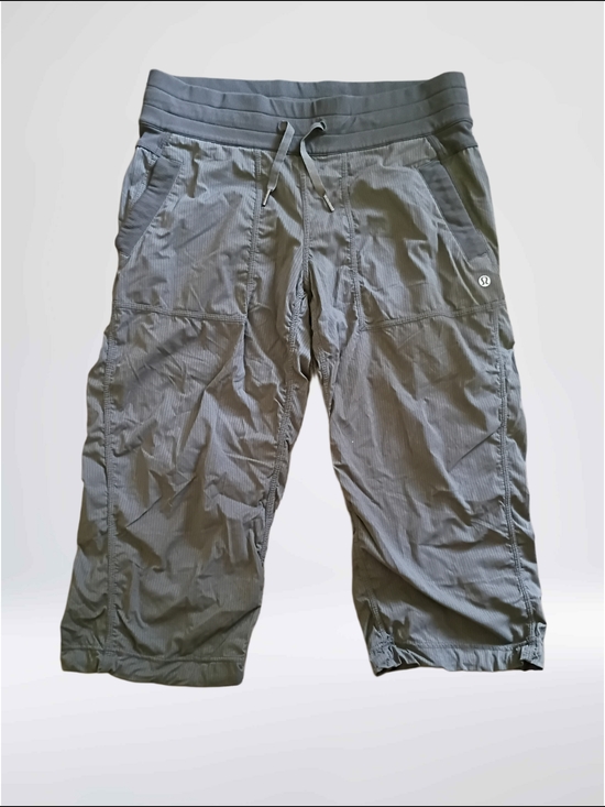 lululemon athletica Pants - lululemon athletica Olive Green Dance Studio Capri